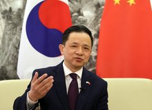 Chinese Ambassador to South Korea Dai Bing speaks during an interview with Yonhap News Agency at the Chinese Embassy in Seoul on Feb. 2, 2026. (Yonhap)