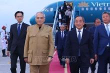 President of Timor-Leste José Ramos-Horta (front row, left) arrived in Hanoi on July 31 evening, beginning his four-day state visit to Vietnam at the invitation of President To Lam. (Photo: VNA)