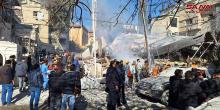 Several civilians martyred and injured in an Israeli aggression on a neighborhood in Damascus