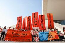 KUALA LUMPUR, Dec 13 -- Almost 200 countries have adopted the first global stocktake with no objection to transition away from fossil fuels at the closing plenary of the 28th Conference of Parties to the United Nations Framework Convention on Climate Change (COP28) in Dubai, United Arab Emirates (UAE) on Wednesday. The aim of the global stocktake is to help nations align their national climate plans with the 2015 Paris Agreement, which calls to limit warming to 1.5C.
