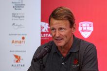 KUALA LUMPUR, Jan 24 -- Former Manchester United player Teddy Sheringham at the legendary "Battle of the Reds" press conference at a hotel in Kuala Lumpur on Wednesday.  The legendary match 'Battle of the Reds' organized by All Star Sports and World Football Legends (WFL) will take place for the first time on 27 April 2024 at the Bukit Jalil National Stadium. -- (photoBERNAMA)
