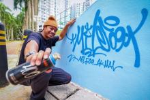 Malaysia’s graffiti artist Mile09 makes his mark on the international stage. 
