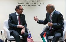 RIYADH, April 28 -- Malaysian Prime Minister Anwar Ibrahim held a bilateral meeting with Jordanian Prime Minister Bisher Hani Al Khasawneh at the World Economic Forum (WEF) Special Meeting Sunday. --fotoBERNAMA (2024) COPYRIGHT RESERVED