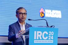 KUALA LUMPUR, May 6 -- Communications Minister Fahmi Fadzil delivered his opening remarks at the inaugural International Regulatory Conference (IRC 2024) here Monday.  --fotoBERNAMA (2024) HAK CIPTA TERPELIHARA