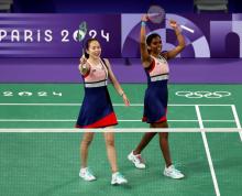 Pearly Tan-M Thinaah have created history by being the first Malaysian women’s doubles pair to advance to the semi-finals in the Olympics