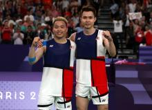 ARIS, Aug 4 -- Malaysia's men's doubles Aaron Chia and Soh Wooi Yik