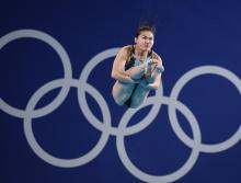 PARIS, Aug 9 -- Malaysian diver Nur Dhabitah Sabri competes in the women's 3-meter springboard final at the Paris 2024 Olympics at Centre Aquatique --photoBERNAMA 