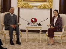 BANGKOK, April 17 — Prime Minister Datuk Seri Anwar Ibrahim (left) holds a bilateral meeting with his Thai counterpart, Paetongtarn Shinawatra (right), during his working visit to the Government House of Thailand here today.  -- fotoBERNAMA (2025) COPYRIGHT RESERVED