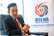 KUALA LUMPUR, July 9 -- Director-General of the Department of Information and spokesperson for Thailand's Ministry of Foreign Affairs (MFA), Nikorndej Balankura speaks to reporters on the sidelines of the 58th ASEAN Foreign Ministers’ Meeting and Related Meetings at the Kuala Lumpur Convention Centre today.  -- fotoBERNAMA (2025) COPYRIGHT RESERVED