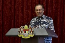 Prime Minister Anwar Ibrahim responding to a question during a special press conference here on Tuesday.