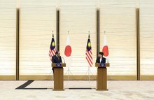TOKYO, June 10 -- Prime Minister Datuk Seri Anwar Ibrahim during a joint press conference with his Japanese counterpart Sanae Takaichi after an official welcoming ceremony at the Prime Minister's Office today.  --fotoBERNAMA (2026) COPYRIGHT RESERVED
