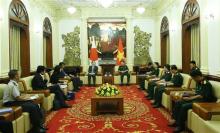 Japanese Senior Deputy Minister for Foreign Affairs welcomed in Hanoi