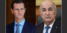 President al-Assad congratulates President Tebboune on winning in Algerian presidential election