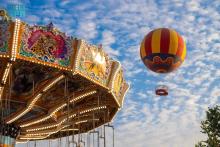 Riyadh Season Visitors Enjoy Big Balloon Ride in Wonder Garden