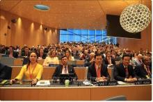 Vietnamese delegates at the 65th of Series of Meetings of the Assemblies of the Member States of the World Intellectual Property Organisation (WIPO). (Photo: VNA)