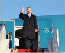 Party General Secretary and State President To Lam leaves Ulaanbaatar (Photo: VNA)
