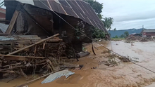 damaged home