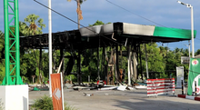petrol station