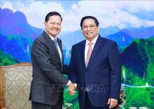 Vietnamese PM hosts Cambodian Deputy PM