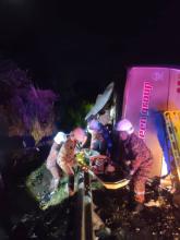 At least 15 people were killed in an accident involving a bus carrying students from Sultan Idris Education University (UPSI) and a multi-purpose vehicle (MPV) on the East–West Highway in Banun, Gerik, early Monday morning.