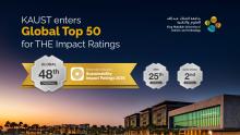 KAUST Enters Global Top 50 in Times Higher Education Impact Rankings 2026
