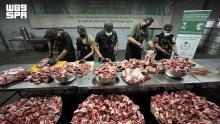 KSrelief Distributes 24,800 Hot Meals in Central and Southern Gaza Strip