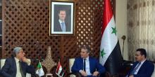 Syrian- Algerian talks on enhancing cooperation in industry domain held