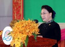 Chairwoman of the National Assembly Nguyen Thi Kim Ngan speaks at the APPF-27. (Photo: VNA)