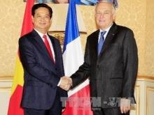 PM Dung and his French counterpart Jean - Marc Ayrault (Source; VNA)