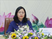 Bui Thi Minh Hoai, Secretary of the Party Central Committee and Chairwoman of its Commission for Mass Mobilisation. (Photo: VNA)