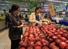 The Consumer Index (CPI) in October gained 0.41 percent over September and 2.98 percent year-on-year. (Photo: VNA)