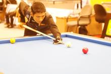 Vietnamese cueist Ngo Dinh Nai competes on the opening day of the 10th Asian Carom Billiards Championship (Photo: VNA)