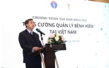 Deputy Minister of Health Tran Van Thuan speaks at the symposium held in Hanoi on February 29. (Photo: VNA)