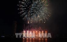 Fireworks displayed by the German team in 2024 (Photo: VNA)