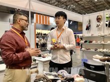 A booth at the Global Sourcing Fair Vietnam 2025 in Ho Chi Minh City. (Photo: VNA)