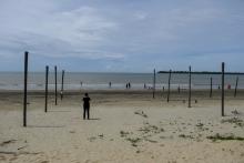 Belawai Beach in Tanjung Manis, Sarawak, Malaysia