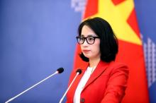 Spokeswoman of the Ministry of Foreign Affairs Pham Thu Hang. (Photo:VNA)