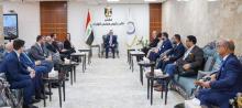 The Minister of Planning (centre) receives a Delegation from the US-Iraq Business Council