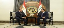 PM, Mohammed Shia al-Sudani (right), Egyptian President Abdel Fattah el-Sisi, (left) 