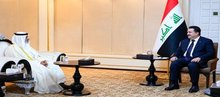 PM, Mohammed Shia Al-Sudani (right), OPEC Secretary-General Haitham Al-Ghais (left)