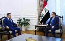 PM, Mohammed Shia Al-Sudani (right), Japani ambassador, Futoshi Matsumoto (left)