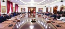 PM, Mohammed Shia Al-Sudani, his Tunisian counterpart, Kamel Madouri, and the delegations of the two countries in the expanded meetings held in the capital Tunis, today, Wednesday