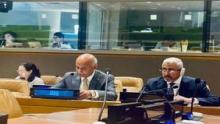 The Chargé d'Affaires of the Permanent Mission of Iraq to the United Nations in New York, Abbas Kazim Obaid