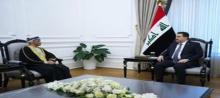 PM, Mohammed Shia al-Sudani ( right), the Special Representative of the Secretary-General of the United Nations in Iraq, Mohammed al-Hassan, (left)