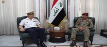 Iraqi Army Chief of Staff, General Abdul Amir Rashid Yarallah (right), French Deputy Chief of Staff (left)