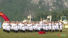 A rehearsal of the opening ceremony of the Vietnam - India Bilateral Army Exercise (VINBAX) 2023 is organised on December 8. (Photo: qdnd.vn)