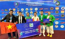 Vietnam's Kurash team attends the 11th Asian Kurash Championship held from March 17-21 in Tajikstan. (Photo: qdnd.vn)