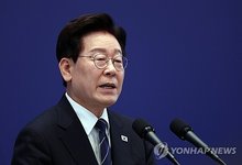 President Lee Jae Myung speaks during a press conference at Cheong Wa Dae in Seoul on Sept. 18, 2026. (Yonhap)