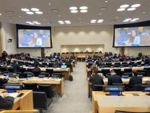 Minister Counselor Le Thi Minh Thoa, Deputy Permanent Representative of Vietnam to the United Nations addresses the meeting on UN Charter (Photo: VNA)