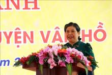 NA Vice Chairwoman Tong Thi Phong at the event (Photo: VNA)